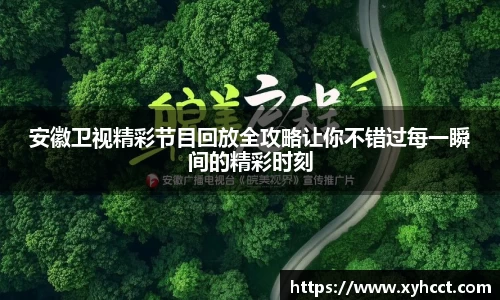 安徽卫视精彩节目回放全攻略让你不错过每一瞬间的精彩时刻